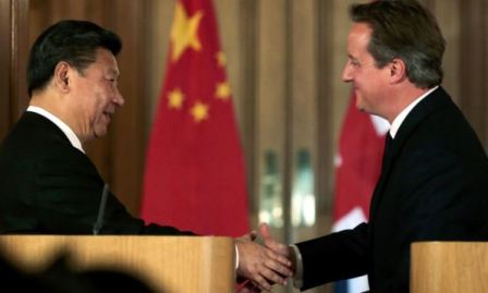 Presidente chino sostiene conversaciones con el primer ministro británico